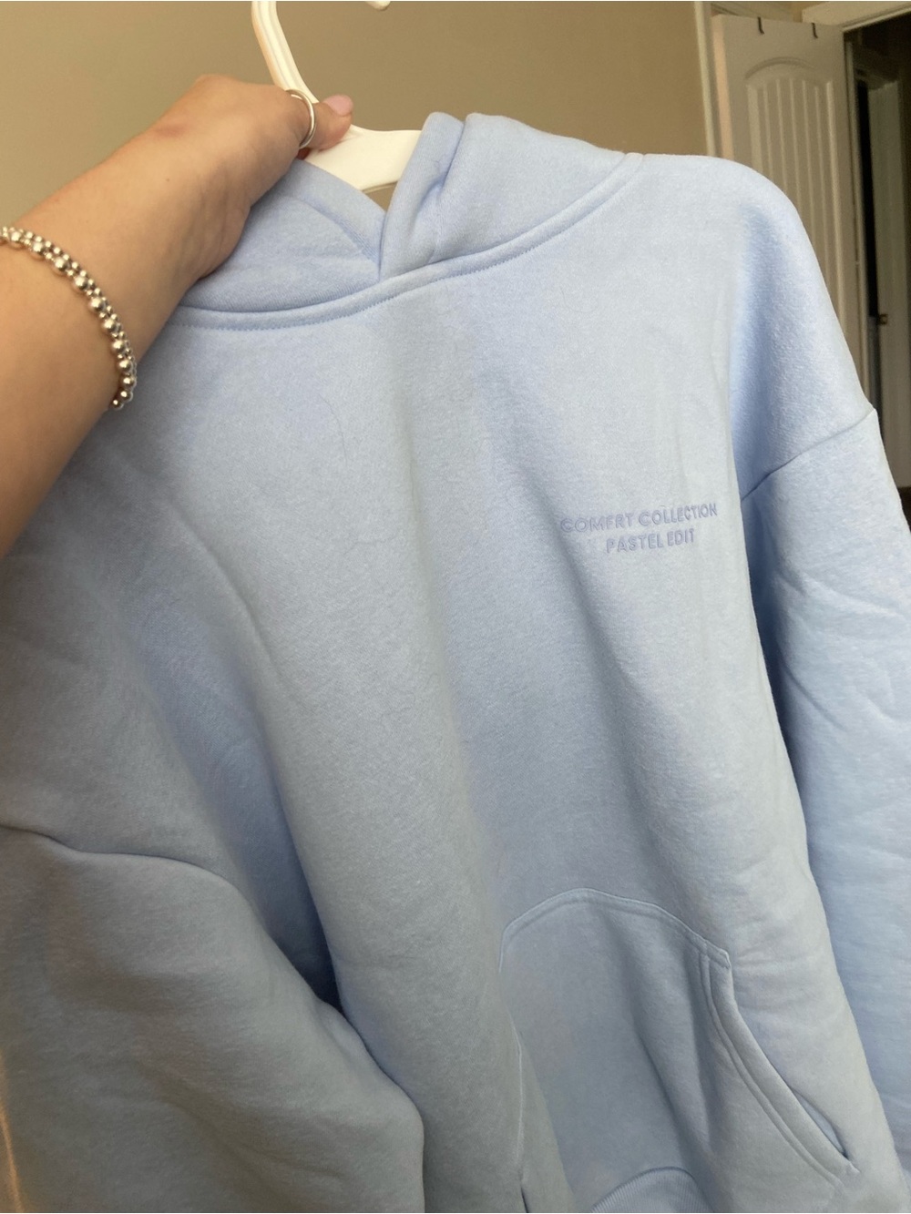 BRAND NEW Comfrt Pastel Hoodie - Limited Edition Color Periwinkle - Picture 4 of 8